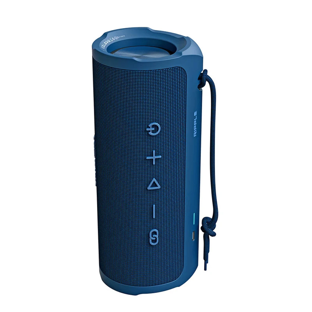 Picture of HiFuture Ripple Wireless Portable Bluetooth Outdoor Speaker with IPX7 Waterproof 30W Deep Bass 12 Hours Playtime - Blue