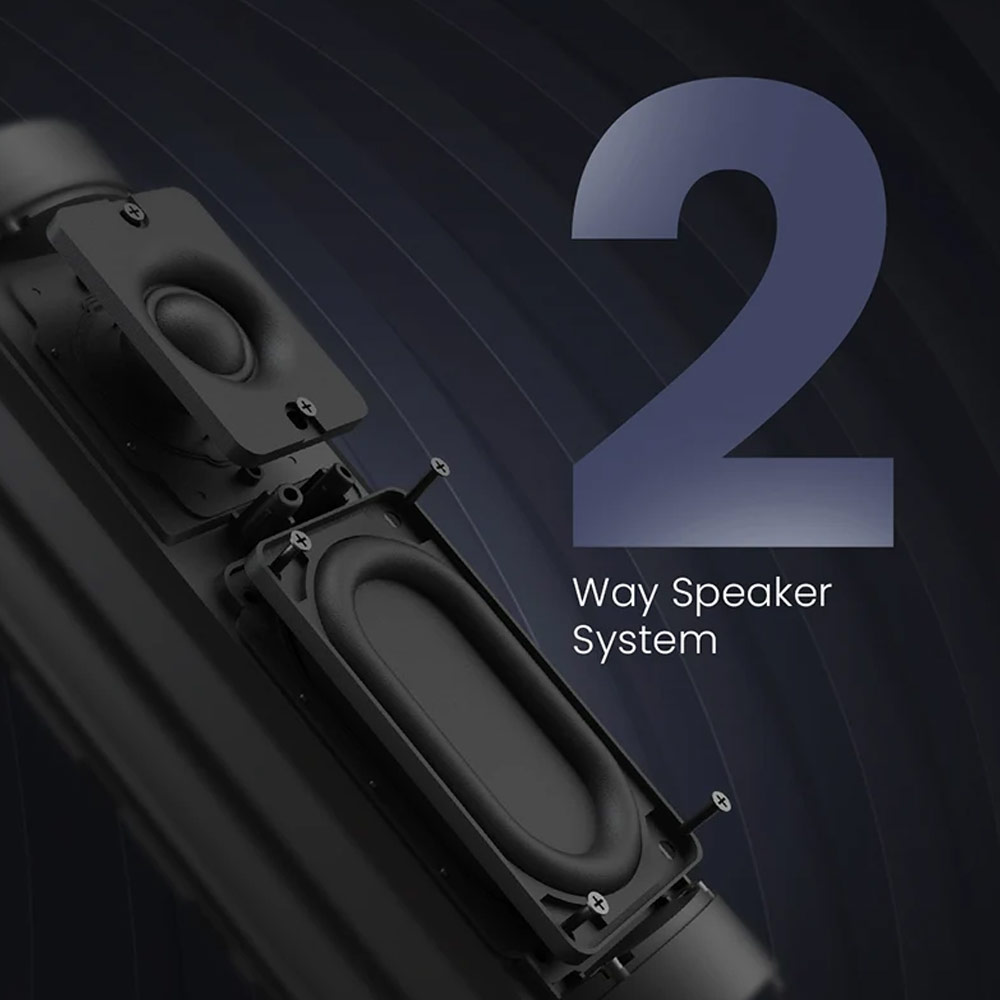Picture of HiFuture Ripple Wireless Portable Bluetooth Outdoor Speaker with IPX7 Waterproof 30W Deep Bass 12 Hours Playtime - Black