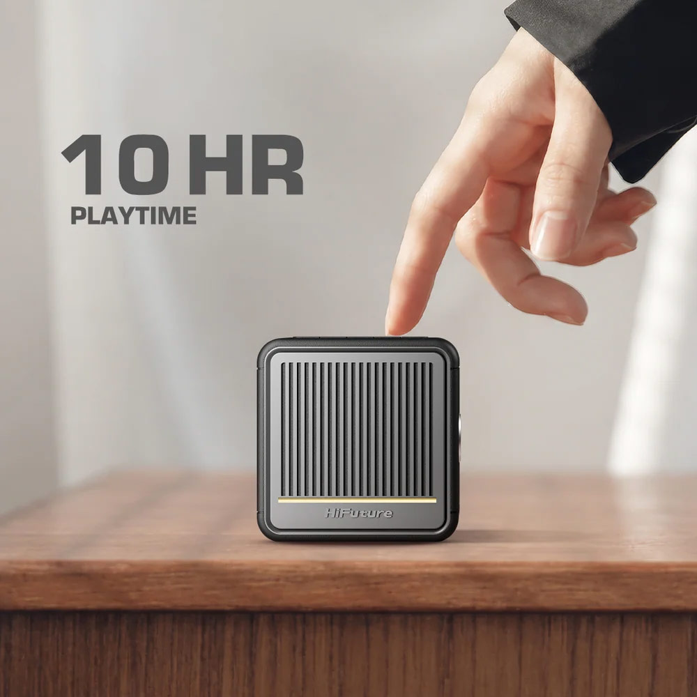 Picture of HiFuture Passion S 10W Portable Bluetooth Wireless Speaker with RGB Light - Black