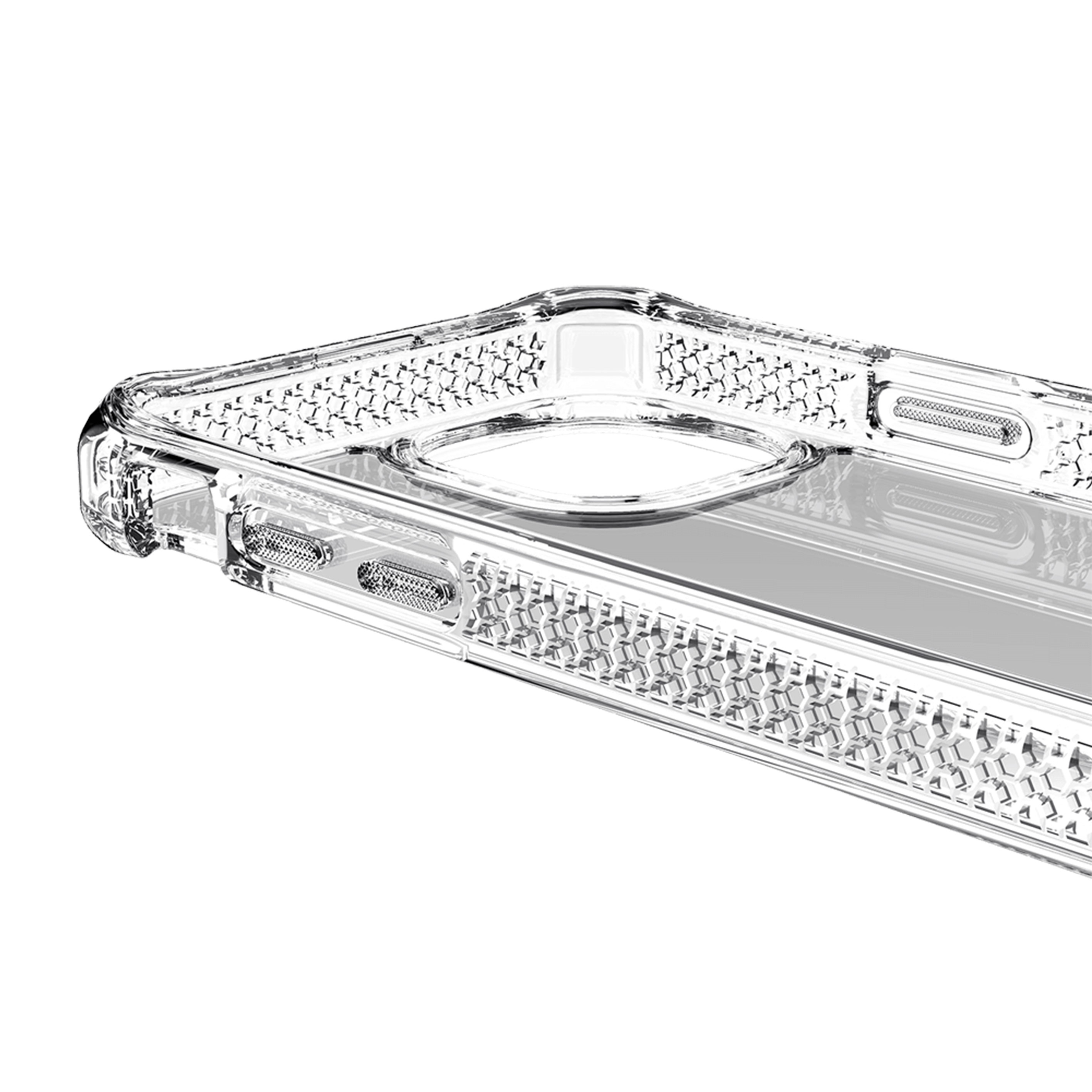 Picture of Apple iPhone 13 Pro Max 6.7 Case | ITSKINS HYBRID CLEAR Drop Protection Case for iPhone 13 Pro Max 6.7 (Transparent)