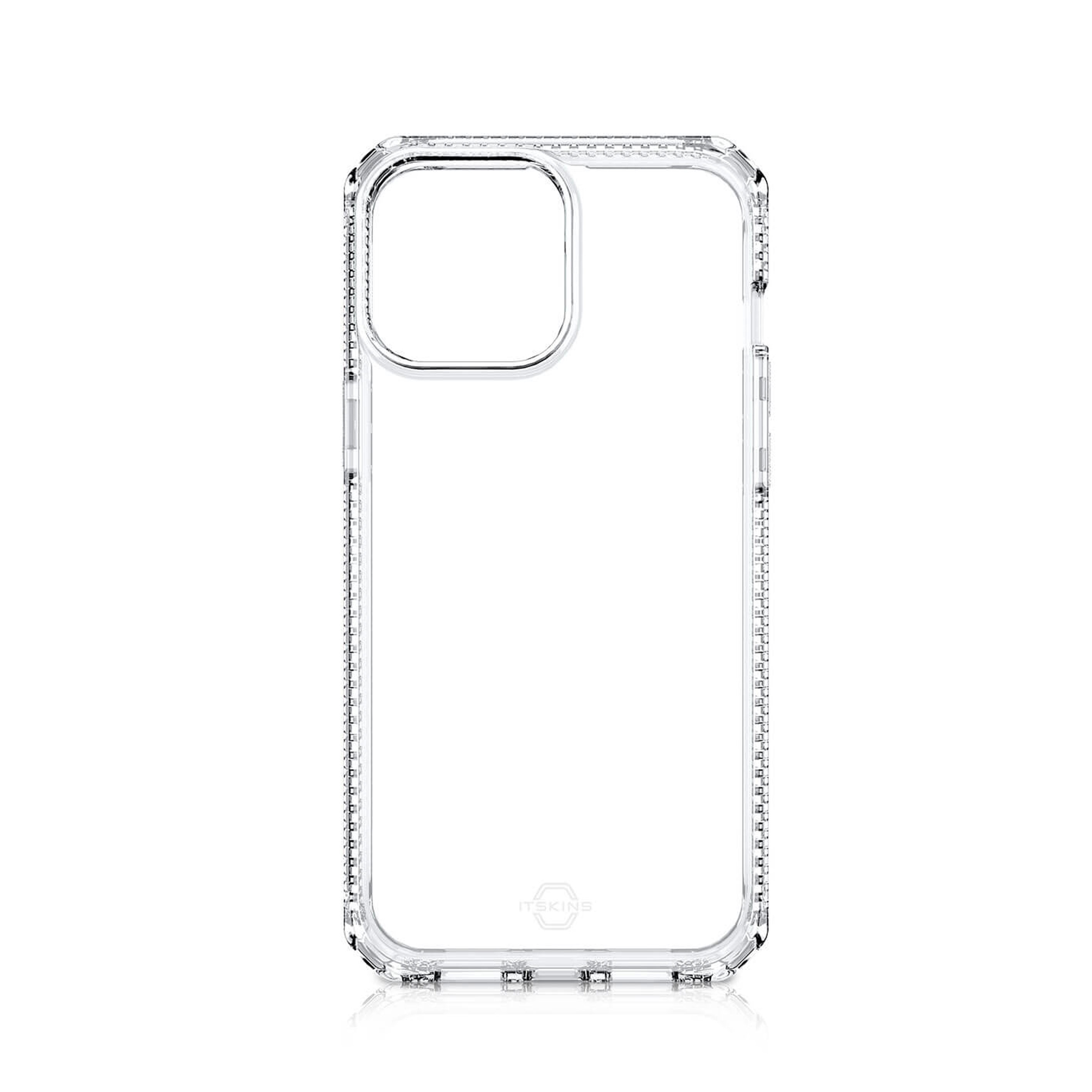 Picture of Apple iPhone 13 Pro 6.1 Case | ITSKINS SPECTRUM CLEAR ANTIMICROBIAL Certified Antishock Protection Case for iPhone 13 Pro 6.1 (Transparent)