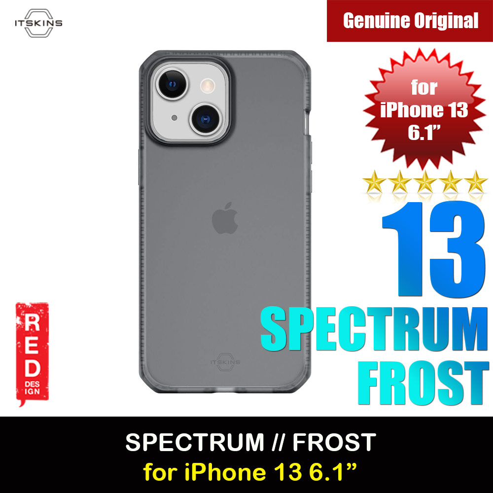 Picture of ITSKINS SPECTRUM FROST ANTIMICROBIAL Certified Antishock Protection Case for iPhone 13 6.1 (Black) Apple iPhone 13 6.1- Apple iPhone 13 6.1 Cases, Apple iPhone 13 6.1 Covers, iPad Cases and a wide selection of Apple iPhone 13 6.1 Accessories in Malaysia, Sabah, Sarawak and Singapore 