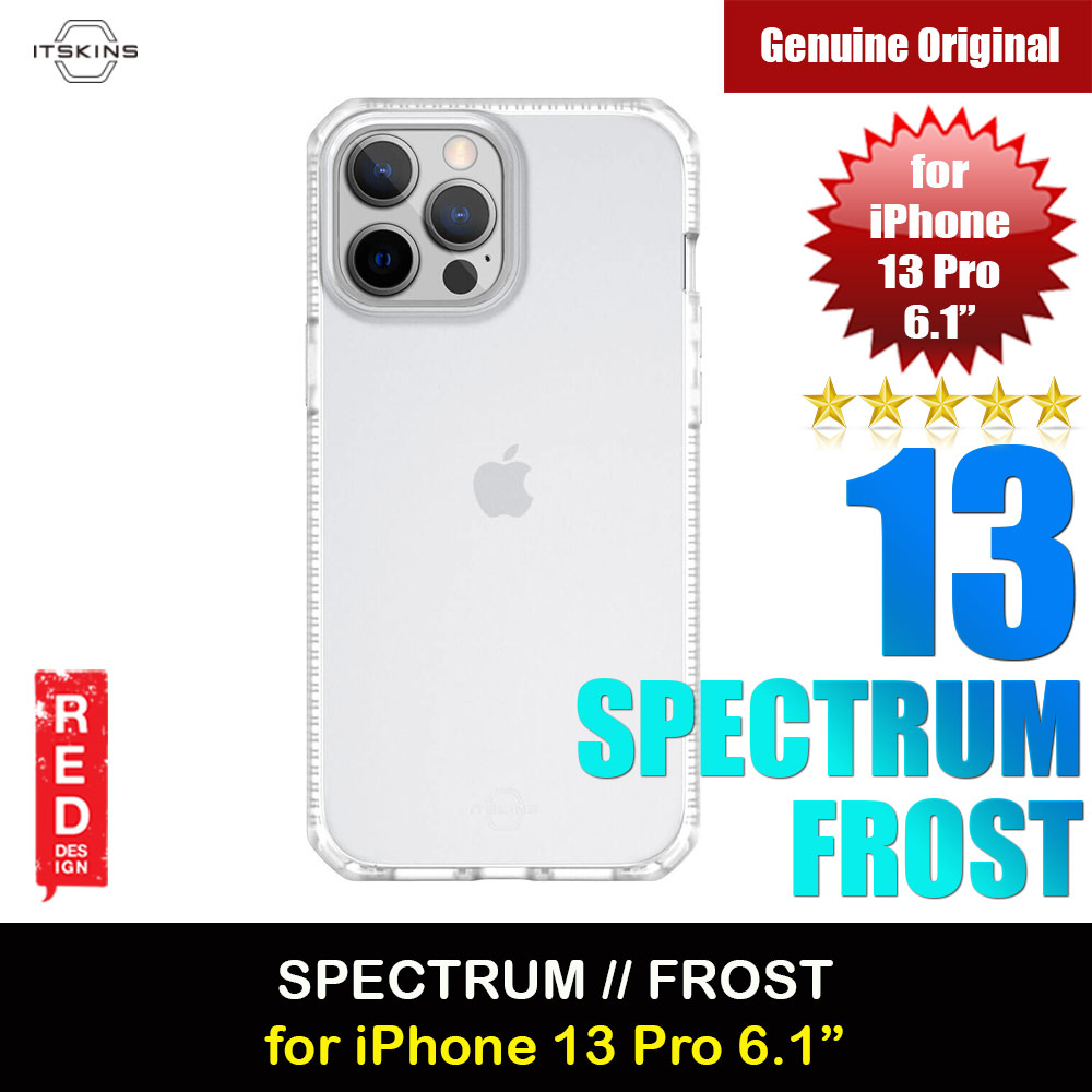 Picture of ITSKINS SPECTRUM FROST ANTIMICROBIAL Certified Antishock Protection Case for iPhone 13 Pro 6.1 (Transparent) Apple iPhone 13 Pro 6.1- Apple iPhone 13 Pro 6.1 Cases, Apple iPhone 13 Pro 6.1 Covers, iPad Cases and a wide selection of Apple iPhone 13 Pro 6.1 Accessories in Malaysia, Sabah, Sarawak and Singapore 