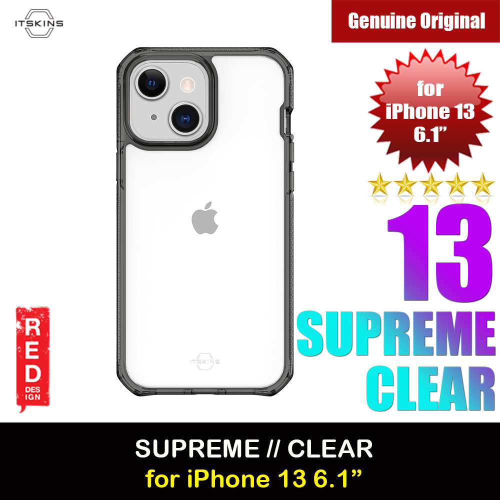Picture of ITSKINS SUPREME CLEAR Certified Antishock Extreme Impact Case for iPhone 13 6.1 (Transparent) Apple iPhone 13 6.1- Apple iPhone 13 6.1 Cases, Apple iPhone 13 6.1 Covers, iPad Cases and a wide selection of Apple iPhone 13 6.1 Accessories in Malaysia, Sabah, Sarawak and Singapore 