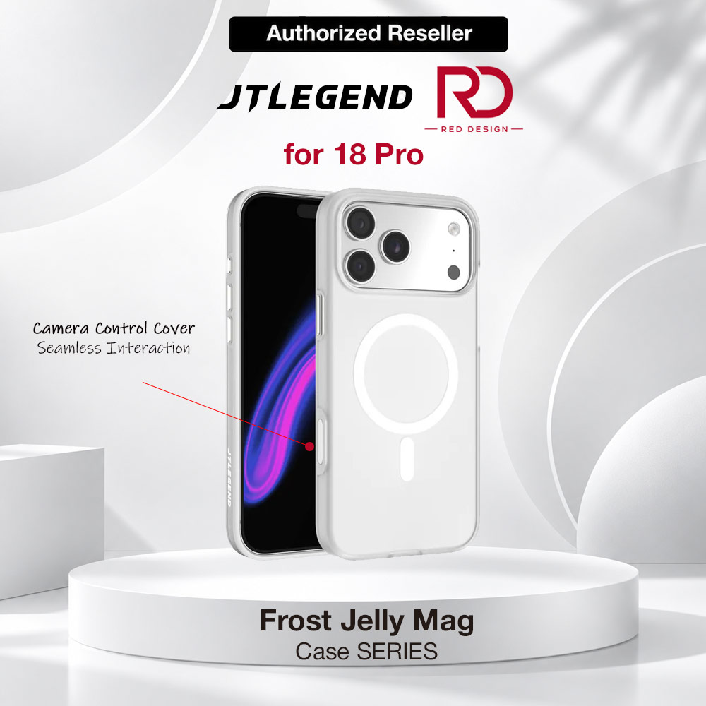 Picture of Apple iPhone 18 Pro Case | JTLEGEND Frost Jelly Mag Case for iPhone 18 Pro - Polar White