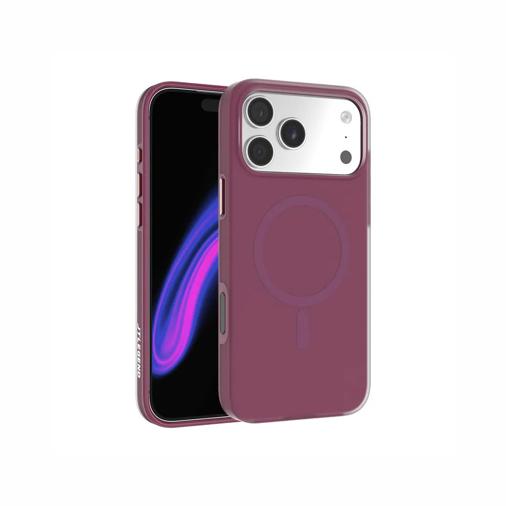 Picture of Apple iPhone 18 Pro Max Case | JTLEGEND Frost Jelly Mag Case for iPhone 18 Pro Max - Berry Wine