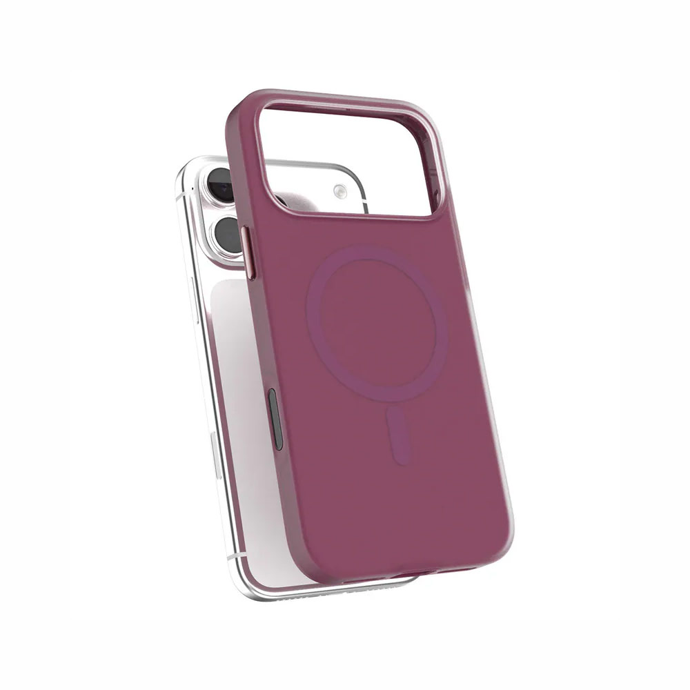 Picture of Apple iPhone 18 Pro Max Case | JTLEGEND Frost Jelly Mag Case for iPhone 18 Pro Max - Berry Wine