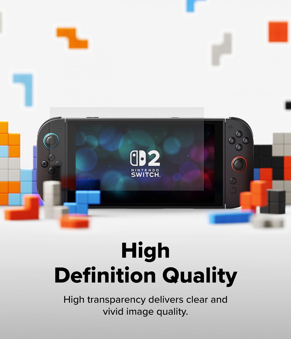 Picture of Samsung Galaxy Z Fold 7  | Ringke Easy Slide Tempered Glass Nintendo Switch 2 (2 Pack)