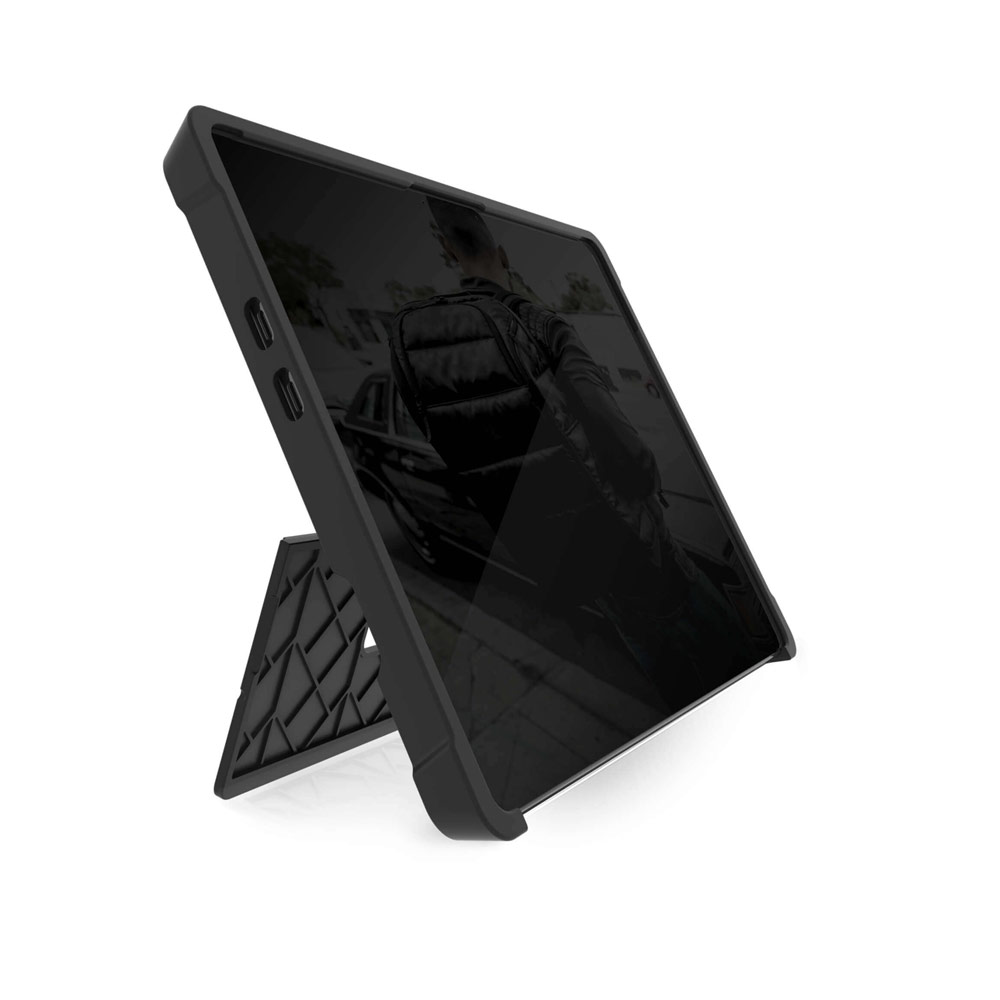 Picture of Microsoft Surface Pro 9 Case | STM DUX SHELL Rugged Protection Stand Case for Microsoft Surface Pro 9 (Black)