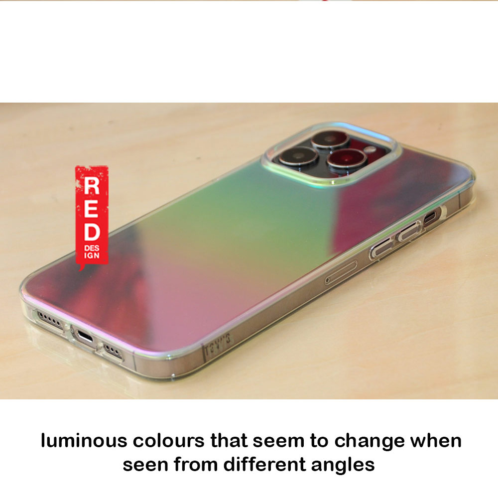 Picture of Apple iPhone 13 6.1 Case | TGVIS Iridescent Series Protection Case for iPhone 13 6.1 Case (Rainbow Colorful Iridescent)