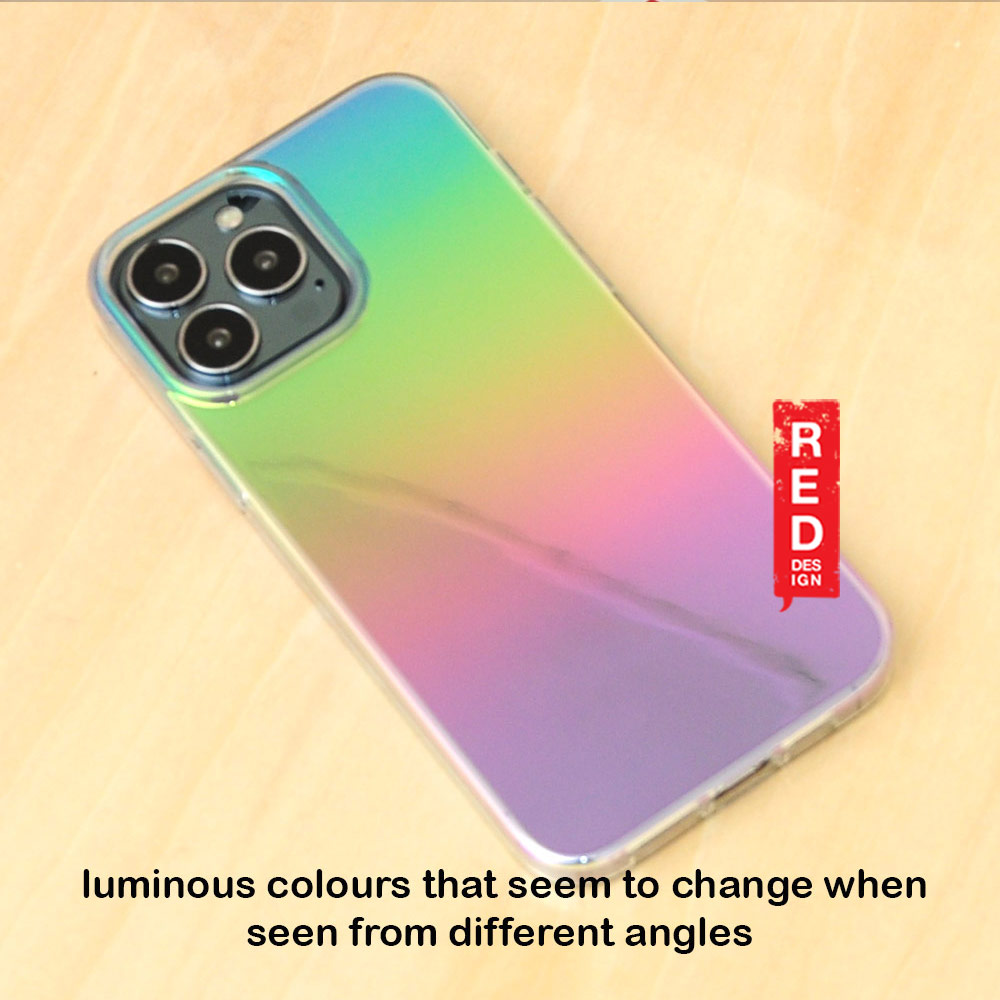 Picture of Apple iPhone 13 6.1 Case | TGVIS Iridescent Series Protection Case for iPhone 13 6.1 Case (Rainbow Colorful Iridescent)