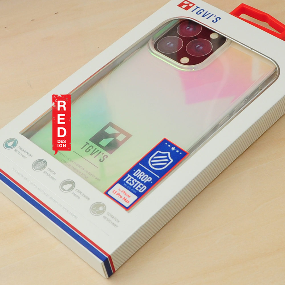 Picture of Apple iPhone 13 6.1 Case | TGVIS Iridescent Series Protection Case for iPhone 13 6.1 Case (Rainbow Colorful Iridescent)