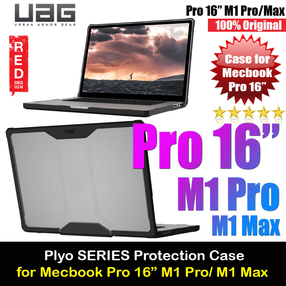 Picture of UAG Plyo Series Drop Protection Cover Casing Case for Macbook Pro 16 M1 Pro M1 Max 2021 A2485 (Ice Black) Apple Macbook Pro 16.2 2021- Apple Macbook Pro 16.2 2021 Cases, Apple Macbook Pro 16.2 2021 Covers, iPad Cases and a wide selection of Apple Macbook Pro 16.2 2021 Accessories in Malaysia, Sabah, Sarawak and Singapore 