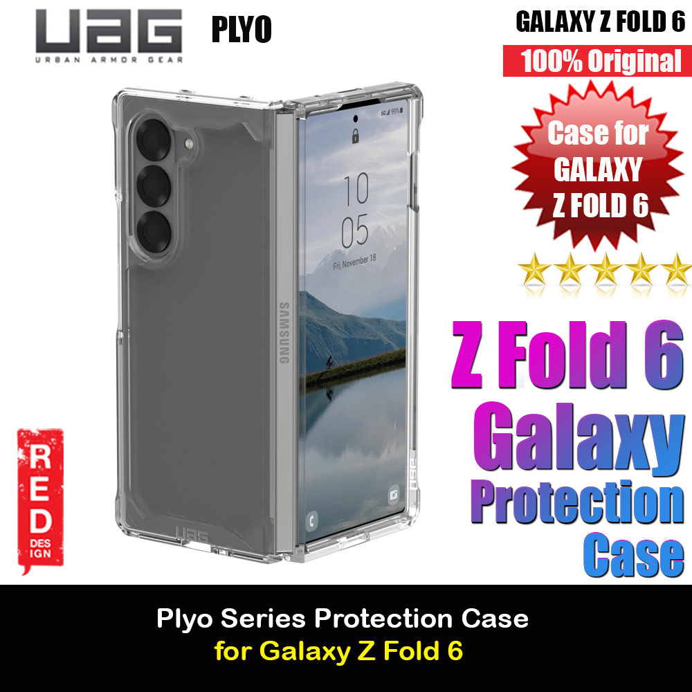 Picture of UAG Plyo Series Drop Protection Case for Samsung Galaxy Z Fold 6 (Ice) Samsung Galaxy Z Fold 6- Samsung Galaxy Z Fold 6 Cases, Samsung Galaxy Z Fold 6 Covers, iPad Cases and a wide selection of Samsung Galaxy Z Fold 6 Accessories in Malaysia, Sabah, Sarawak and Singapore 