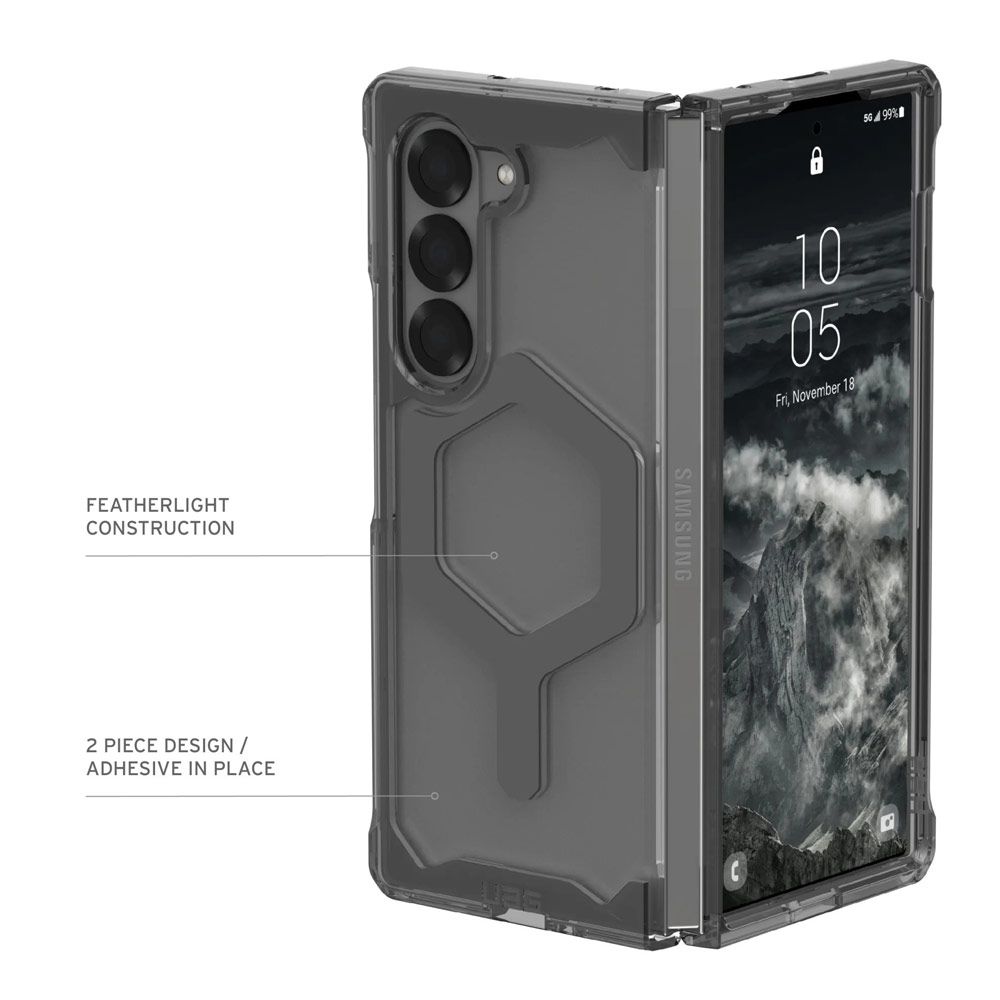 Picture of Samsung Galaxy Z Fold 6 Case | UAG Plyo Pro Series Drop Protection Case Magsafe Wireless Charging Compatible for Samsung Galaxy Z Fold 6 (Ash Space Grey)