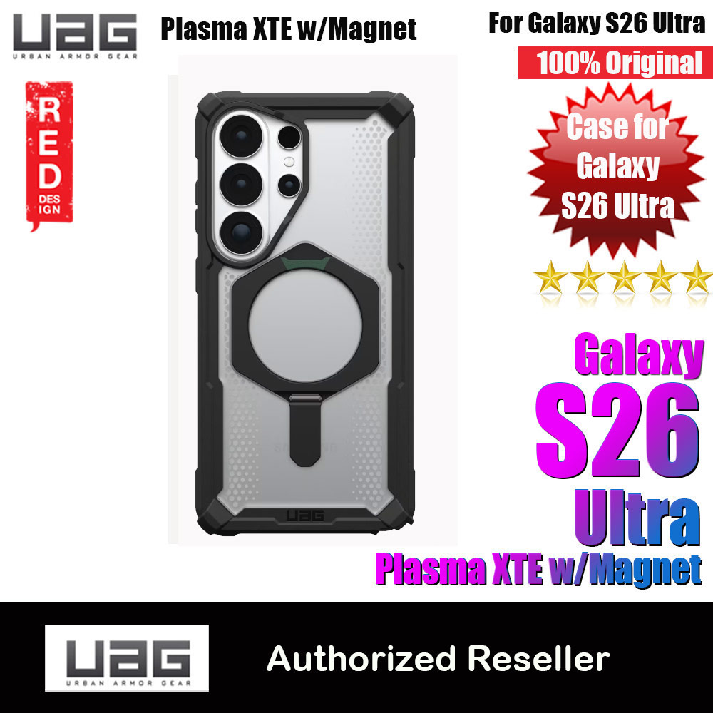 Picture of UAG Plasma XTE Galaxy S26 Ultra Kickstand Drop Protection Case Case with Magnetic Charging Compatible (Black Clear) Samsung Galaxy S26 Ultra- Samsung Galaxy S26 Ultra Cases, Samsung Galaxy S26 Ultra Covers, iPad Cases and a wide selection of Samsung Galaxy S26 Ultra Accessories in Malaysia, Sabah, Sarawak and Singapore 