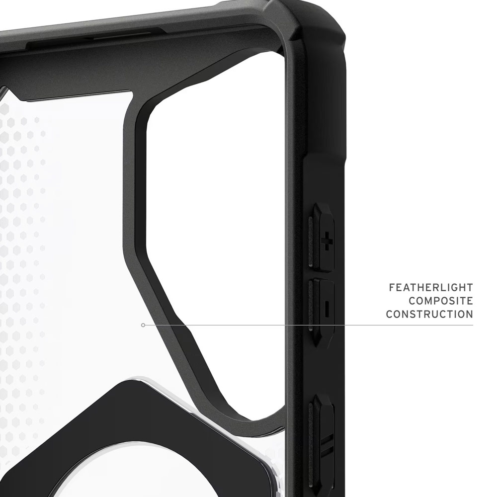 Picture of Samsung Galaxy S26 Ultra Case | UAG Plasma XTE Galaxy S26 Ultra Kickstand Drop Protection Case Case with Magnetic Charging Compatible (Black Clear)