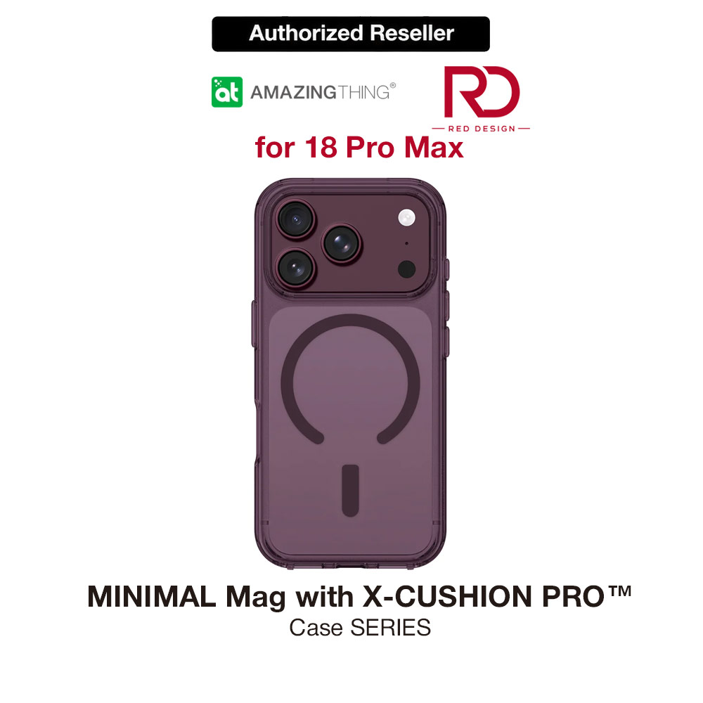 Picture of Amazingthing MINIMAL Mag Protection Case with X-CUSHION PRO Protection for iPhone 18 Pro Max 6.9 - Purple Apple iPhone 18 Pro Max- Apple iPhone 18 Pro Max Cases, Apple iPhone 18 Pro Max Covers, iPad Cases and a wide selection of Apple iPhone 18 Pro Max Accessories in Malaysia, Sabah, Sarawak and Singapore