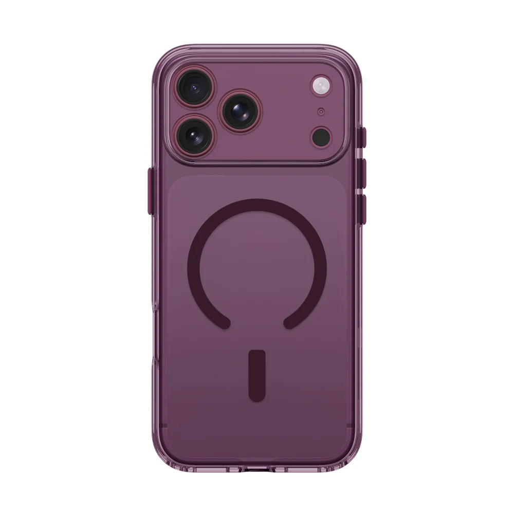 Picture of Apple iPhone 18 Pro Case | Amazingthing MINIMAL LensGuard Clarity Full Camera Cover Magnetic Charging X-CUSHION PRO 8 Case for iPhone 18 Pro  - Purple