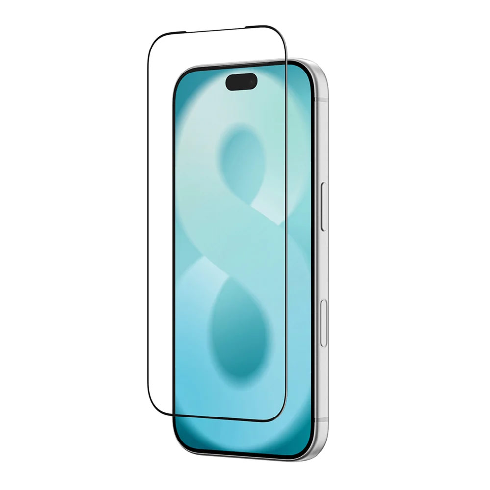 Picture of Apple iPhone 18 Pro Screen Protector | Amazingthing RADIX Vision Clear Full Tempered Glass 3D Frame Screen Protector for iPhone 18 Pro - Clear