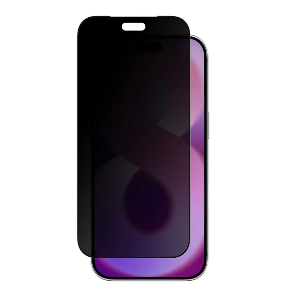 Picture of Apple iPhone 18 Pro Screen Protector | Amazingthing RADIX Vision Privacy Full Tempered Glass 3D Frame Screen Protector for iPhone 18 Pro - Privacy