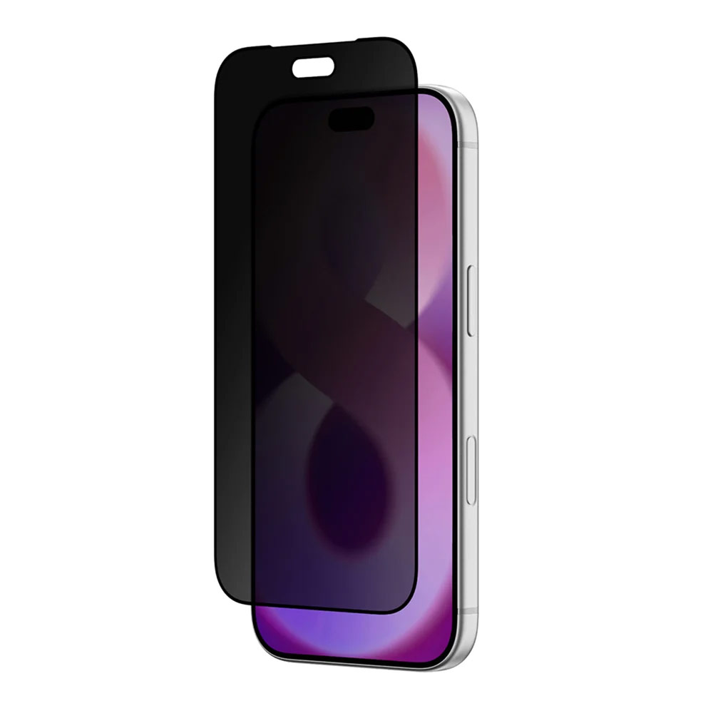 Picture of Apple iPhone 18 Pro Screen Protector | Amazingthing RADIX Vision Privacy Full Tempered Glass 3D Frame Screen Protector for iPhone 18 Pro - Privacy