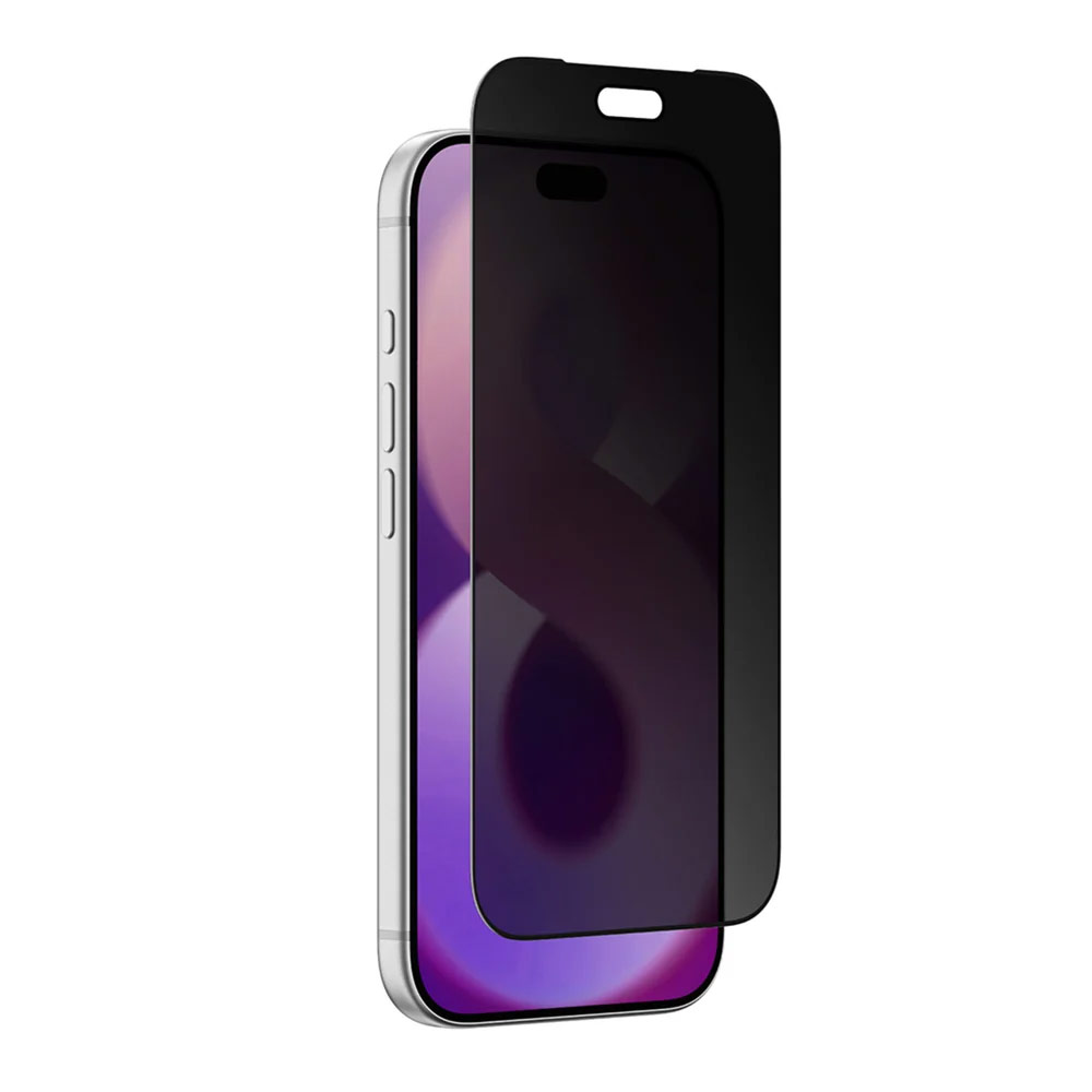 Picture of Apple iPhone 18 Pro Screen Protector | Amazingthing RADIX Vision Privacy Full Tempered Glass 3D Frame Screen Protector for iPhone 18 Pro - Privacy