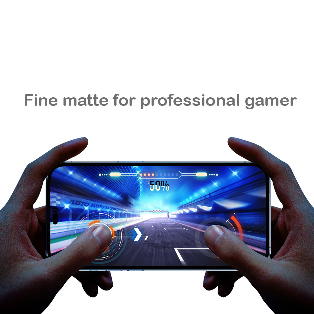 Picture of Apple iPhone 14 6.1  | AMAZINGThing 2.75D Radix Fully Covered Tempered Glass for iPhone 14 6.1 (Matte)