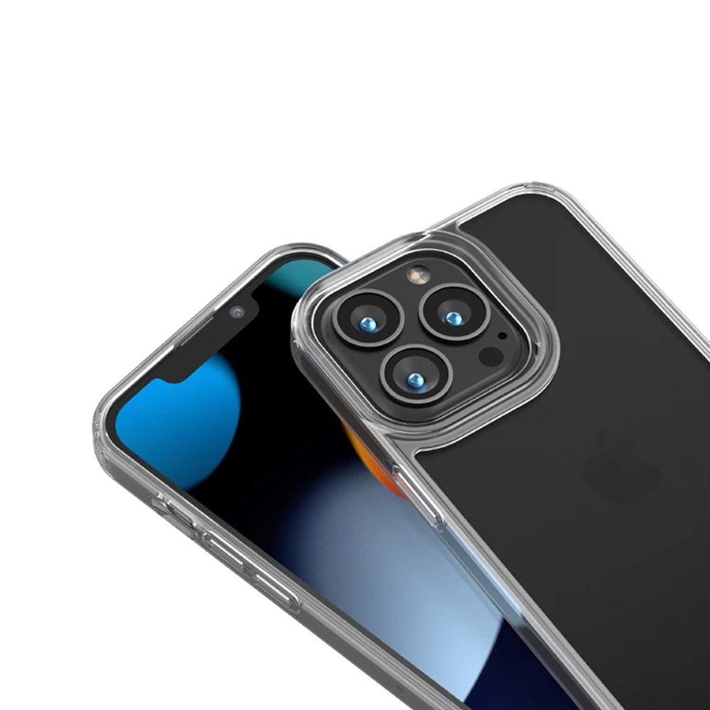 Picture of Apple iPhone 13 Pro 6.1 Case | Amazingthing Minimal Drop Proof Case for iPhone 13 Pro 6.1 (Transparent Clear)