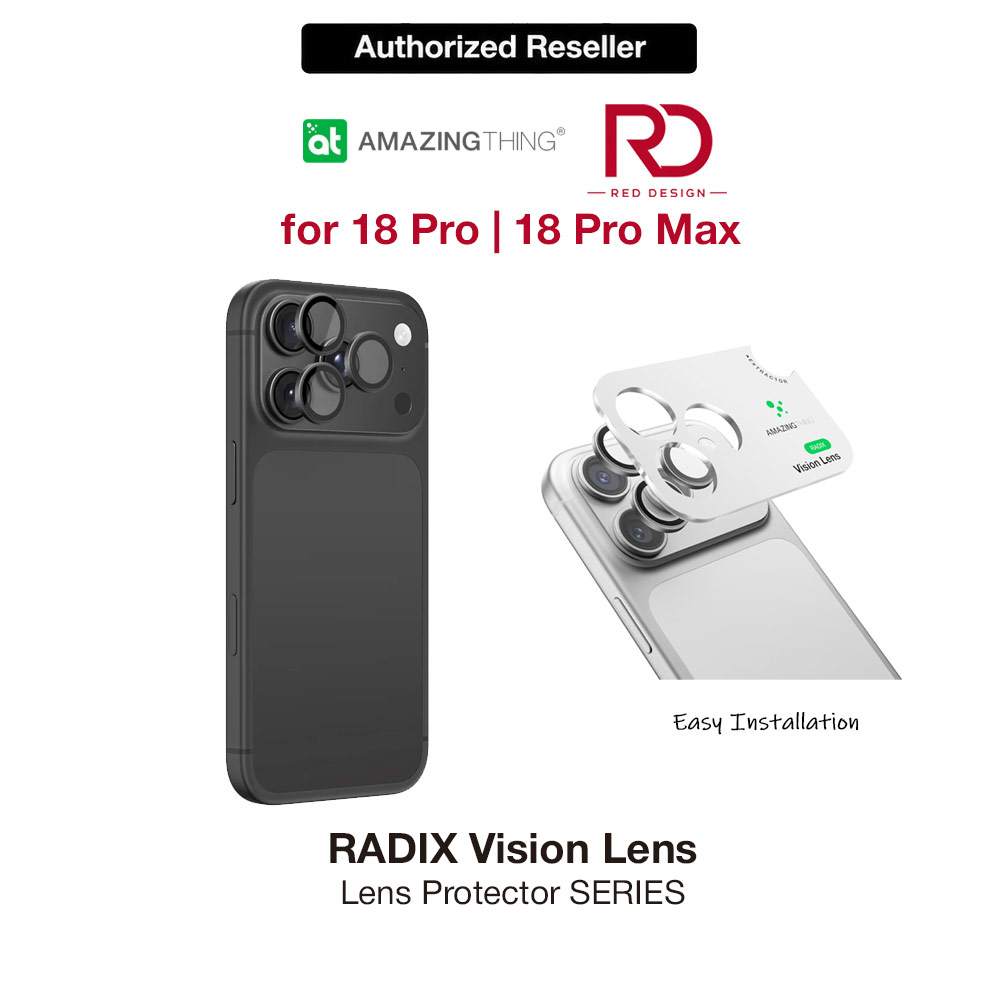 Picture of Amazingthing RADIX Vision Camera Lens Protector for iPhone 18 Pro iPhone 18 Pro Max - Titan Black Apple iPhone 18 Pro Max- Apple iPhone 18 Pro Max Cases, Apple iPhone 18 Pro Max Covers, iPad Cases and a wide selection of Apple iPhone 18 Pro Max Accessories in Malaysia, Sabah, Sarawak and Singapore