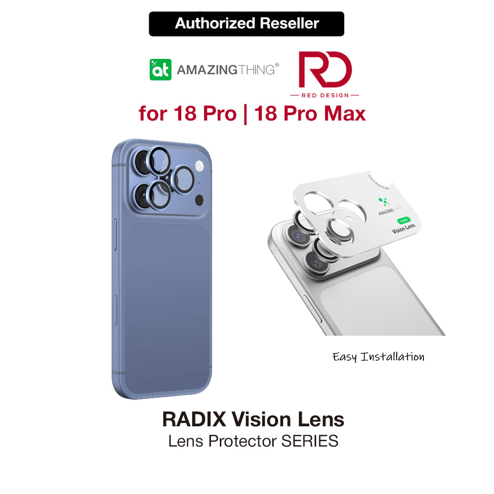 Picture of Amazingthing RADIX Vision Camera Lens Protector for iPhone 18 Pro iPhone 18 Pro Max - Titan Blue Apple iPhone 18 Pro Max- Apple iPhone 18 Pro Max Cases, Apple iPhone 18 Pro Max Covers, iPad Cases and a wide selection of Apple iPhone 18 Pro Max Accessories in Malaysia, Sabah, Sarawak and Singapore