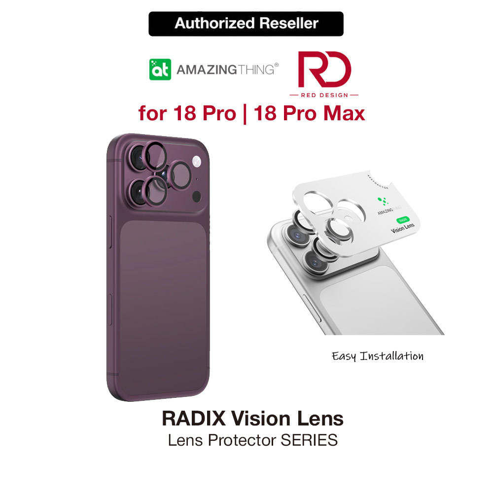 Picture of Amazingthing RADIX Vision Camera Lens Protector for iPhone 18 Pro iPhone 18 Pro Max - Titan Purple Apple iPhone 18 Pro Max- Apple iPhone 18 Pro Max Cases, Apple iPhone 18 Pro Max Covers, iPad Cases and a wide selection of Apple iPhone 18 Pro Max Accessories in Malaysia, Sabah, Sarawak and Singapore