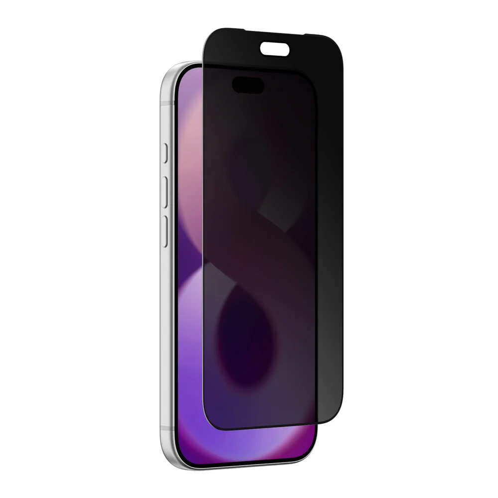 Picture of Apple iPhone 18 Pro Screen Protector | Amazingthing RADIX + Care Privacy Full Tempered Glass 3D Frame Screen Protector for iPhone 18 Pro - Privacy