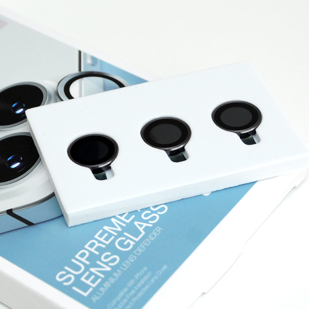 Picture of Apple iPhone 13 Pro 6.1  | AmazingThing SupremeGlass Lens Glass Camera Lens Protector Protection Tempered Glass for Apple iPhone 13 Pro 6.1 (Gray 3pcs)