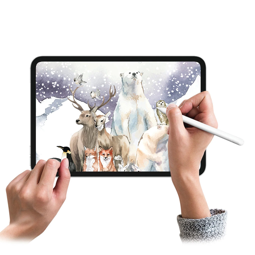 Picture of Apple iPad Mini 6  | AMAZINGthing  SUPREMEFILM Paper Like Texture Simulation Tailor Made for Digital Artists for Apple iPad Mini 6 0.33mm