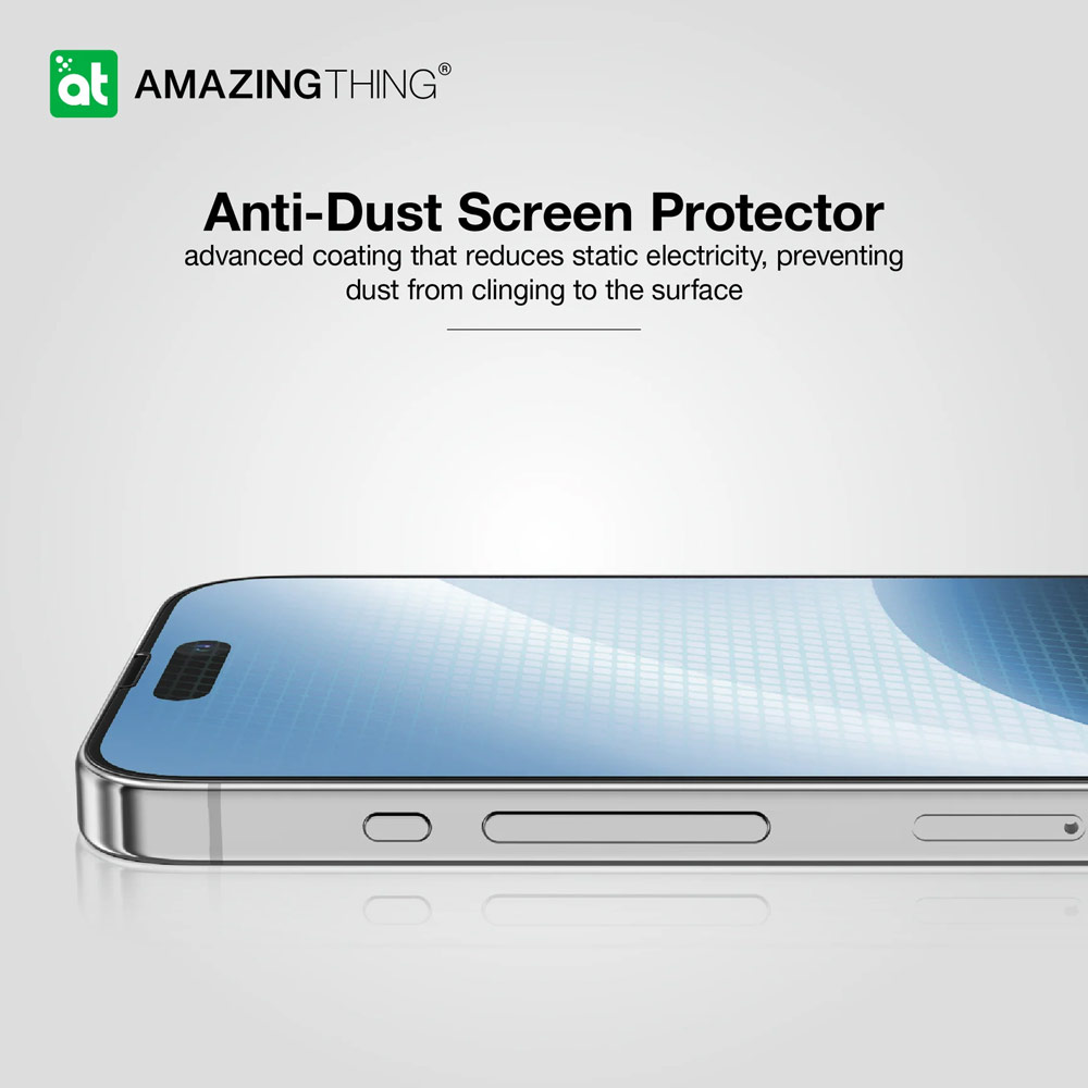 Picture of Apple iPhone 15 Pro 6.1  | Amazingthing Radix Fully Covered Tempered Glass for iPhone 15 Pro 6.1 (HD Ultra Clear)