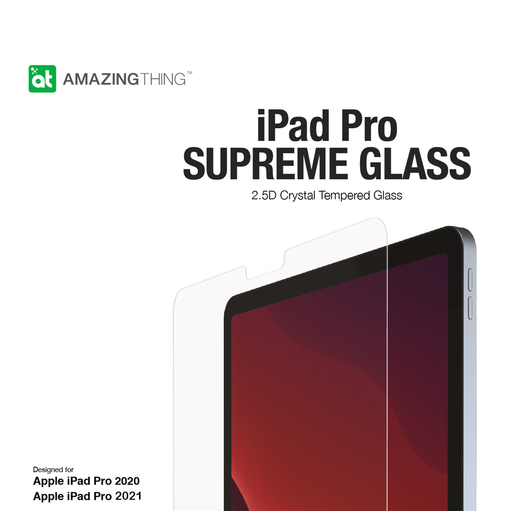 Picture of Apple iPad Air 10.9 2020  | AMAZINGthing Premium SUPREMEGLASS Tempered Glass for Apple iPad Pro 11 2nd Gen 2020 iPad Air 10.9 2020 21 0.33mm