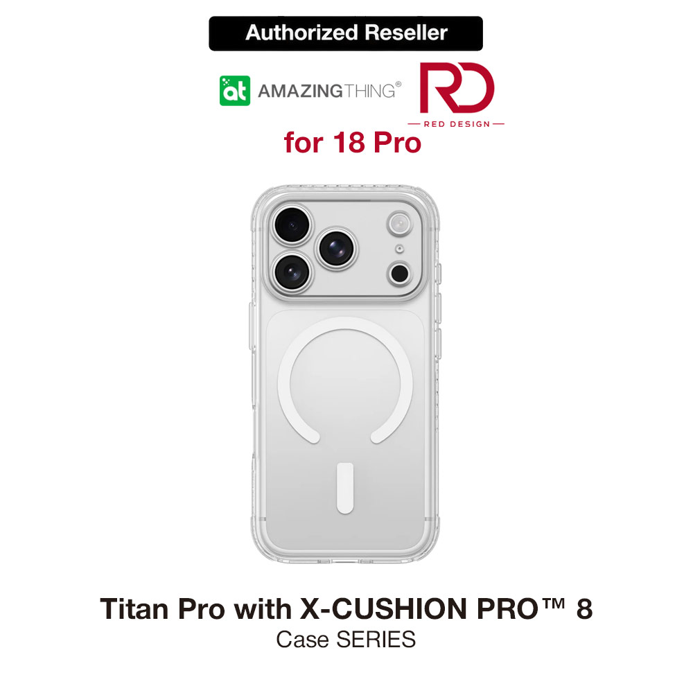Picture of Amazingthing TITAN PRO Magnetic Case with X-CUSHION PRO Protection for iPhone 18 Pro 6.3 - Clear Apple iPhone 18 Pro- Apple iPhone 18 Pro Cases, Apple iPhone 18 Pro Covers, iPad Cases and a wide selection of Apple iPhone 18 Pro Accessories in Malaysia, Sabah, Sarawak and Singapore