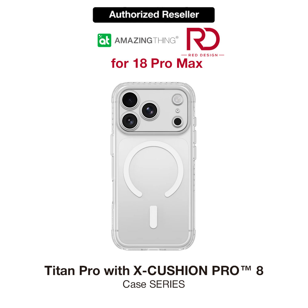 Picture of Amazingthing TITAN PRO Magnetic Case with X-CUSHION PRO Protection for iPhone 18 Pro Max 6.9 - Clear Apple iPhone 18 Pro Max- Apple iPhone 18 Pro Max Cases, Apple iPhone 18 Pro Max Covers, iPad Cases and a wide selection of Apple iPhone 18 Pro Max Accessories in Malaysia, Sabah, Sarawak and Singapore