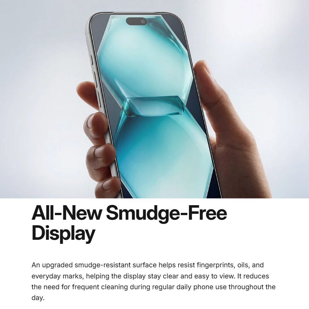 Picture of Apple iPhone 18 Pro Screen Protector | Amazingthing TITAN Vision 30 3D Pro Frame Full Tempered Glass Screen Protector with Dust Filter for for iPhone 18 Pro - Clear