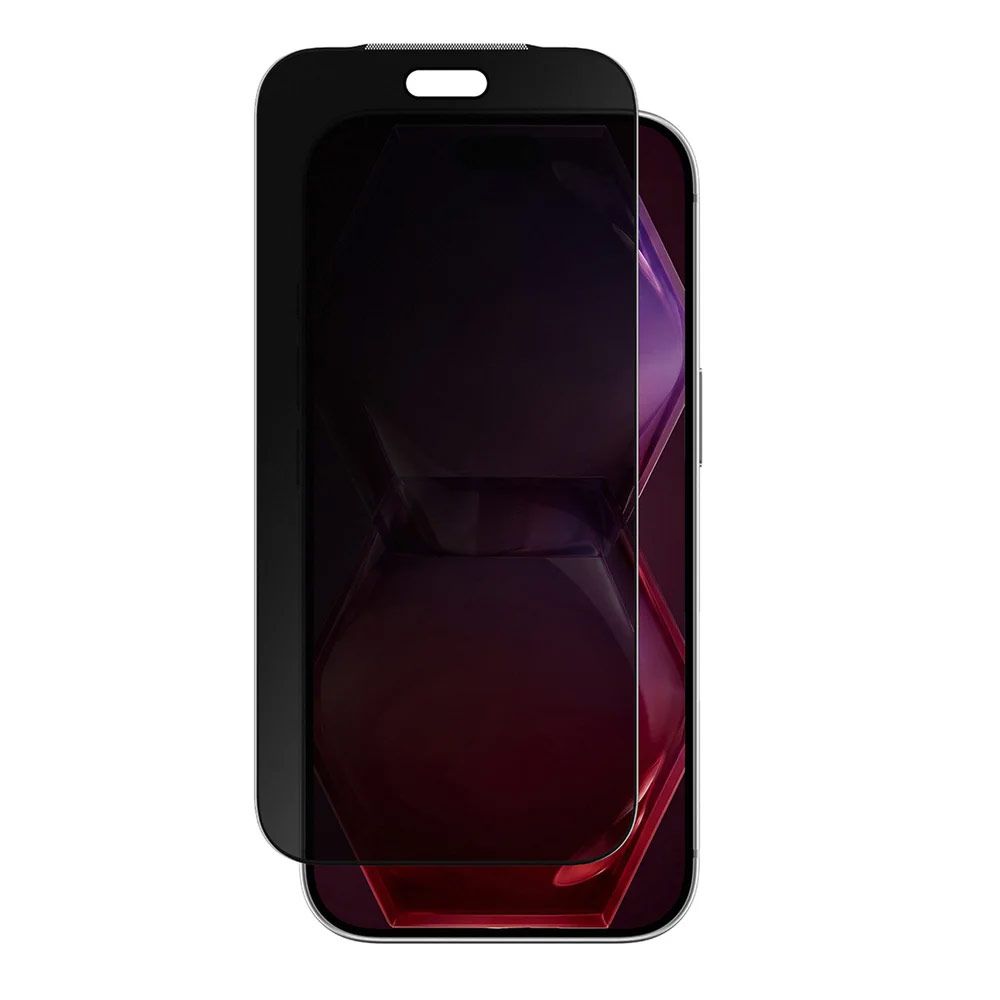 Picture of Apple iPhone 18 Pro Screen Protector | Amazingthing TITAN Vision 30 Privacy 3D Pro Frame Full Tempered Glass Screen Protector with Dust Filter for for iPhone 18 Pro - Privacy