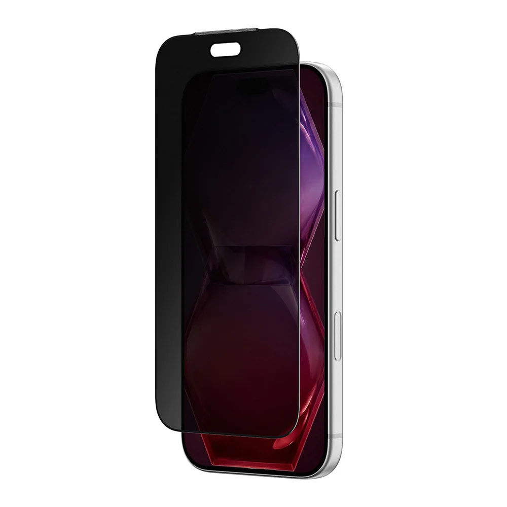 Picture of Apple iPhone 18 Pro Screen Protector | Amazingthing TITAN Vision 30 Privacy 3D Pro Frame Full Tempered Glass Screen Protector with Dust Filter for for iPhone 18 Pro - Privacy