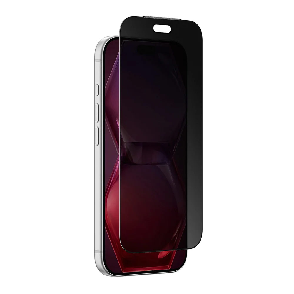 Picture of Apple iPhone 18 Pro Screen Protector | Amazingthing TITAN Vision 30 Privacy 3D Pro Frame Full Tempered Glass Screen Protector with Dust Filter for for iPhone 18 Pro - Privacy
