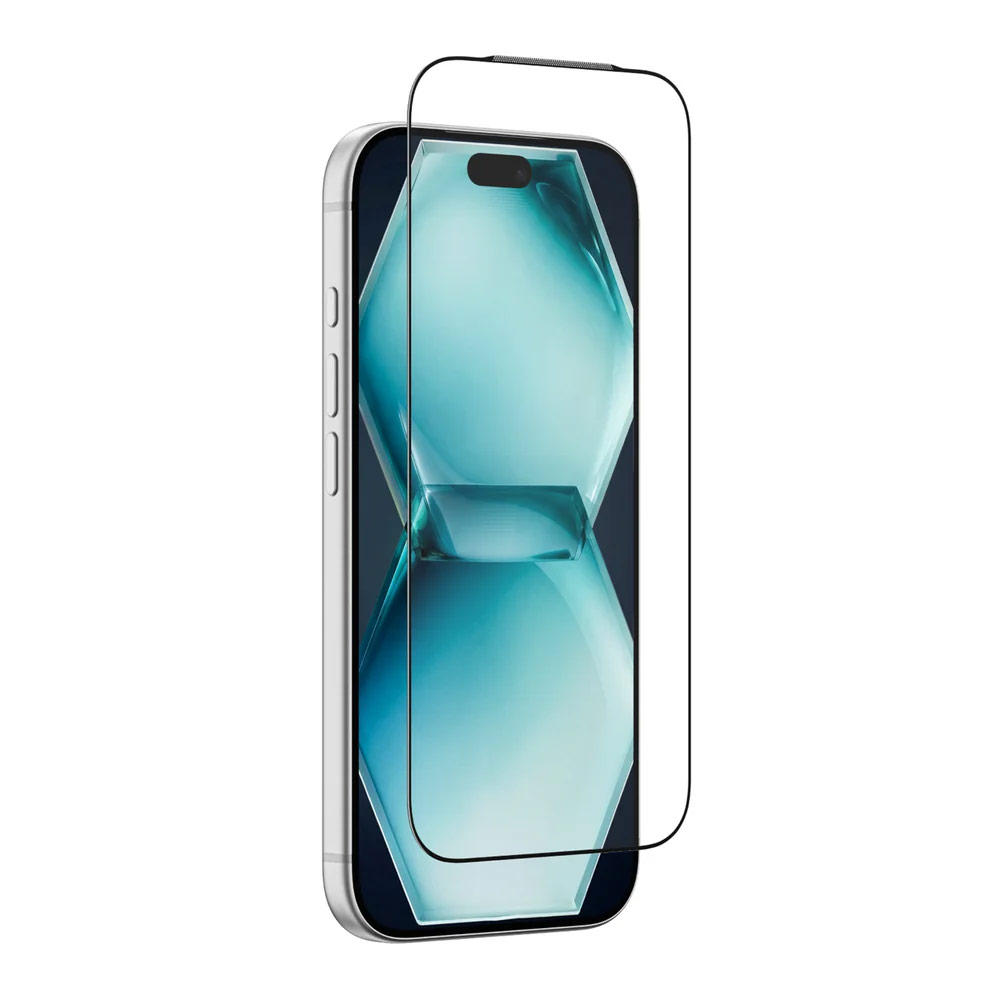 Picture of Apple iPhone 18 Pro Screen Protector | Amazingthing Titan Vision Clear 3D Frame Full Tempered Glass Screen Protector with Dust Filter for iPhone 18 Pro - Clear