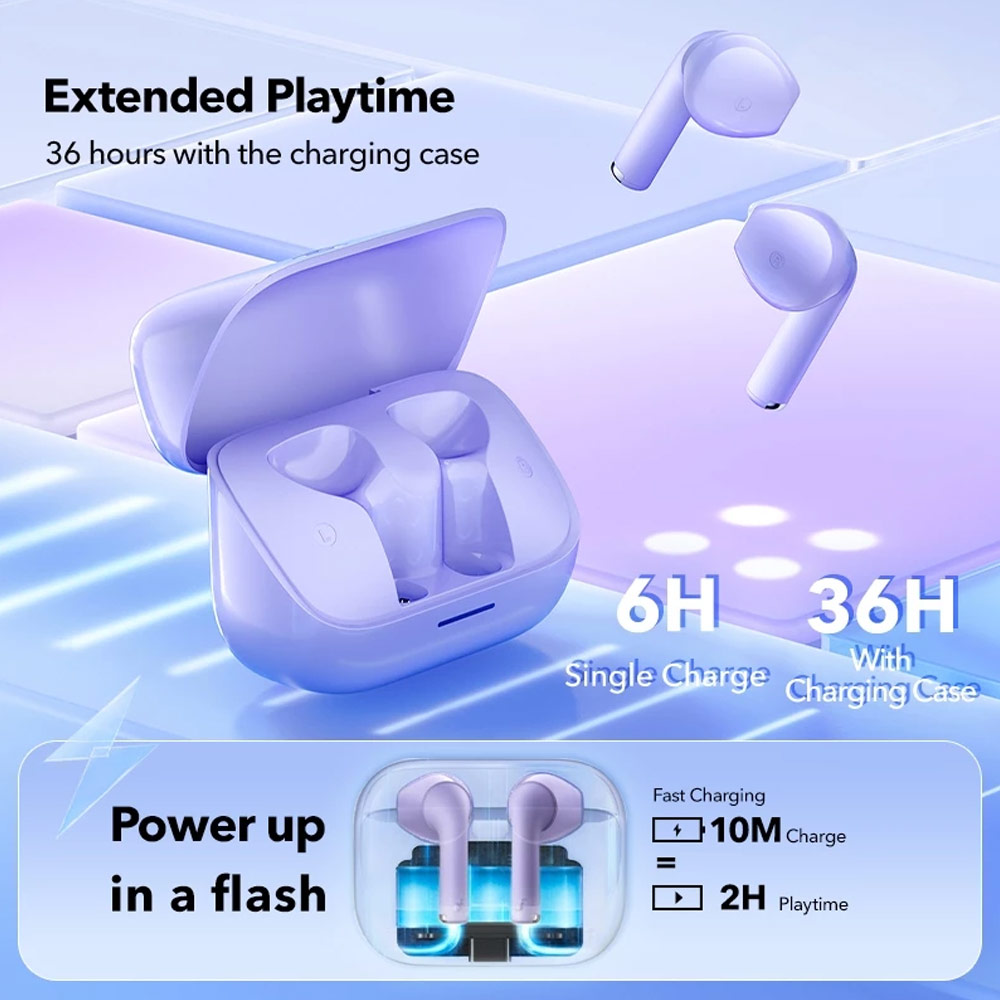 Picture of Soundcore by Anker K20i In Ear TWS wireless earbuds 36 Hours Playtime AI Clear Call (White)