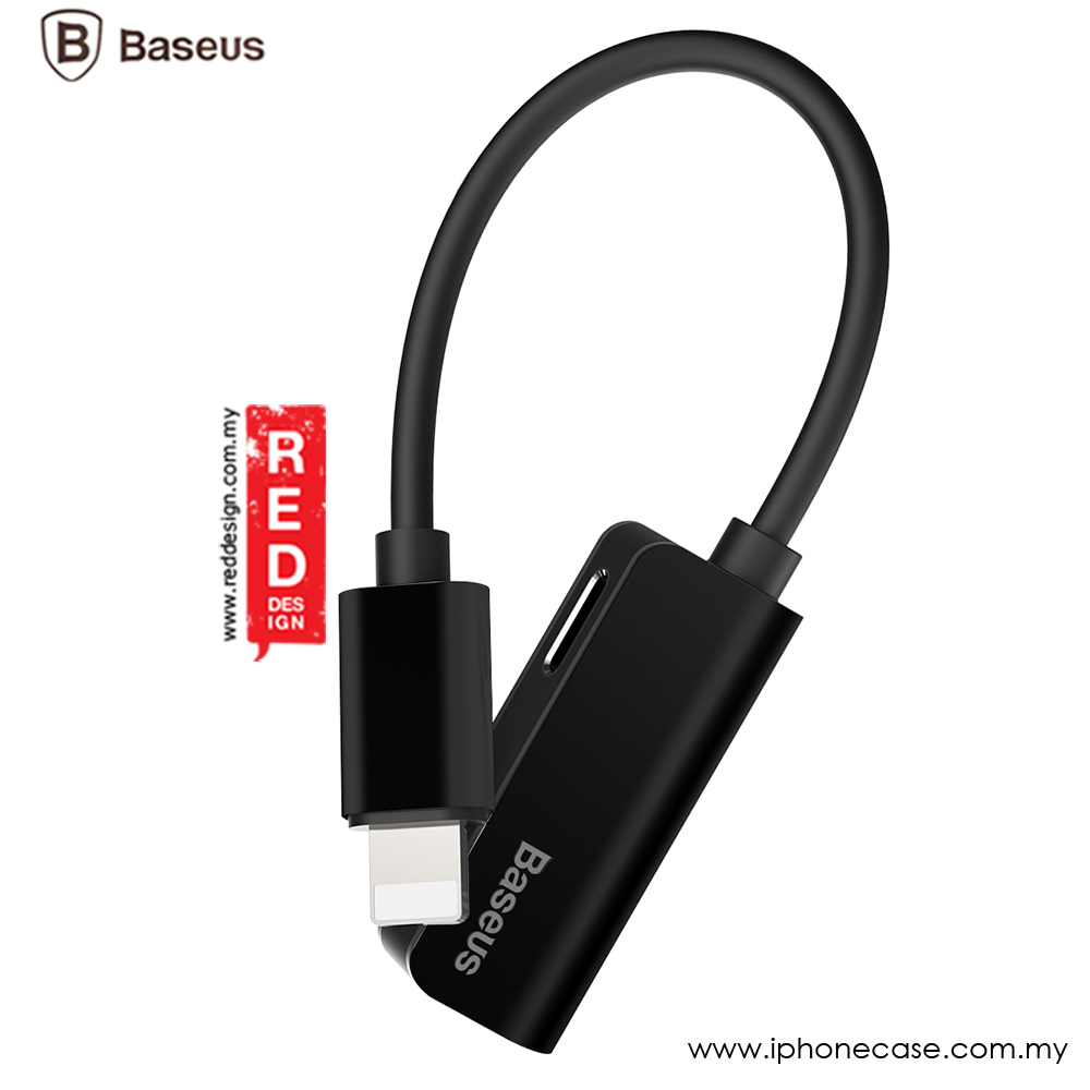 Picture of Baseus L37 iP MALE to Double iP Female Adapter (Black)