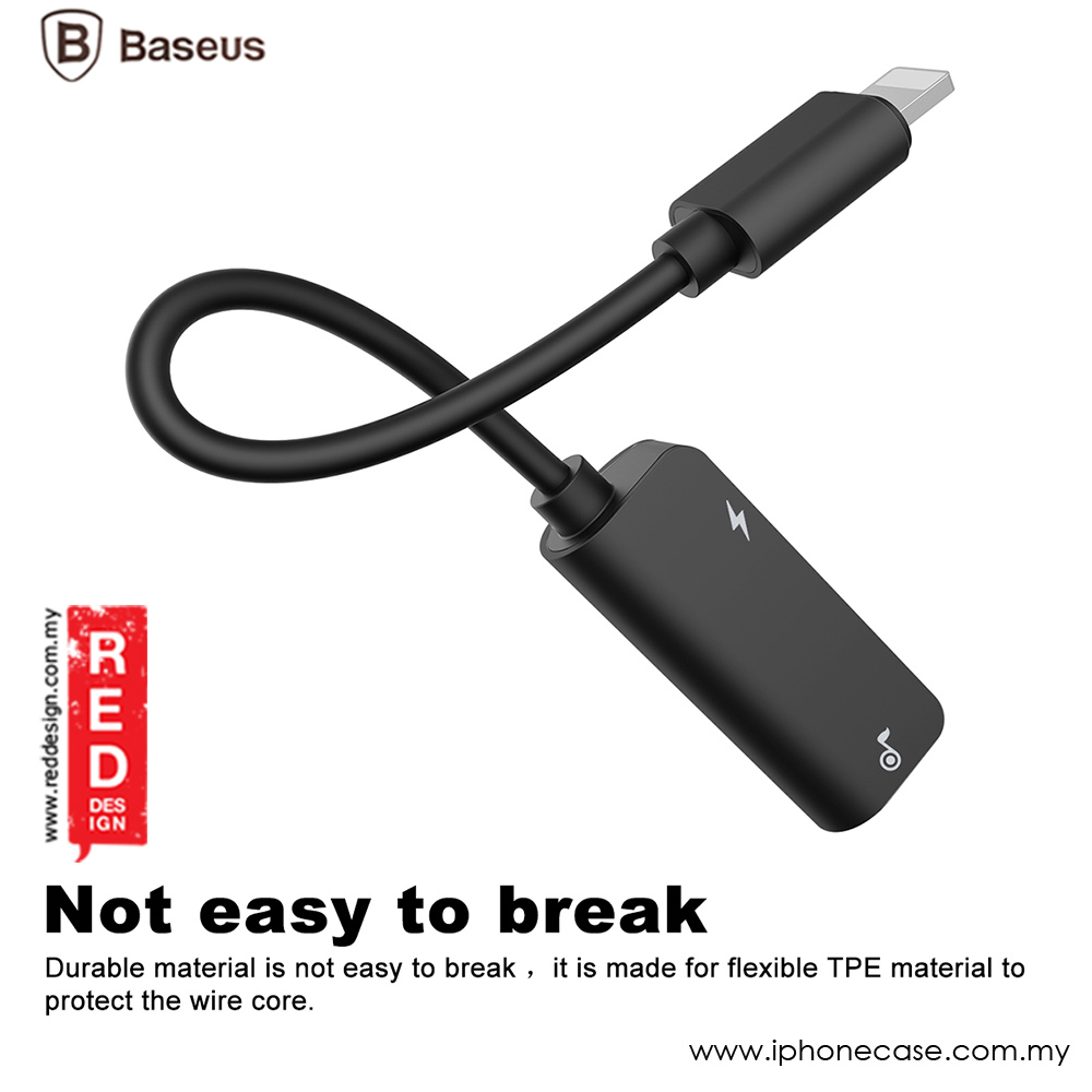 Picture of Baseus L37 iP MALE to Double iP Female Adapter (Black)