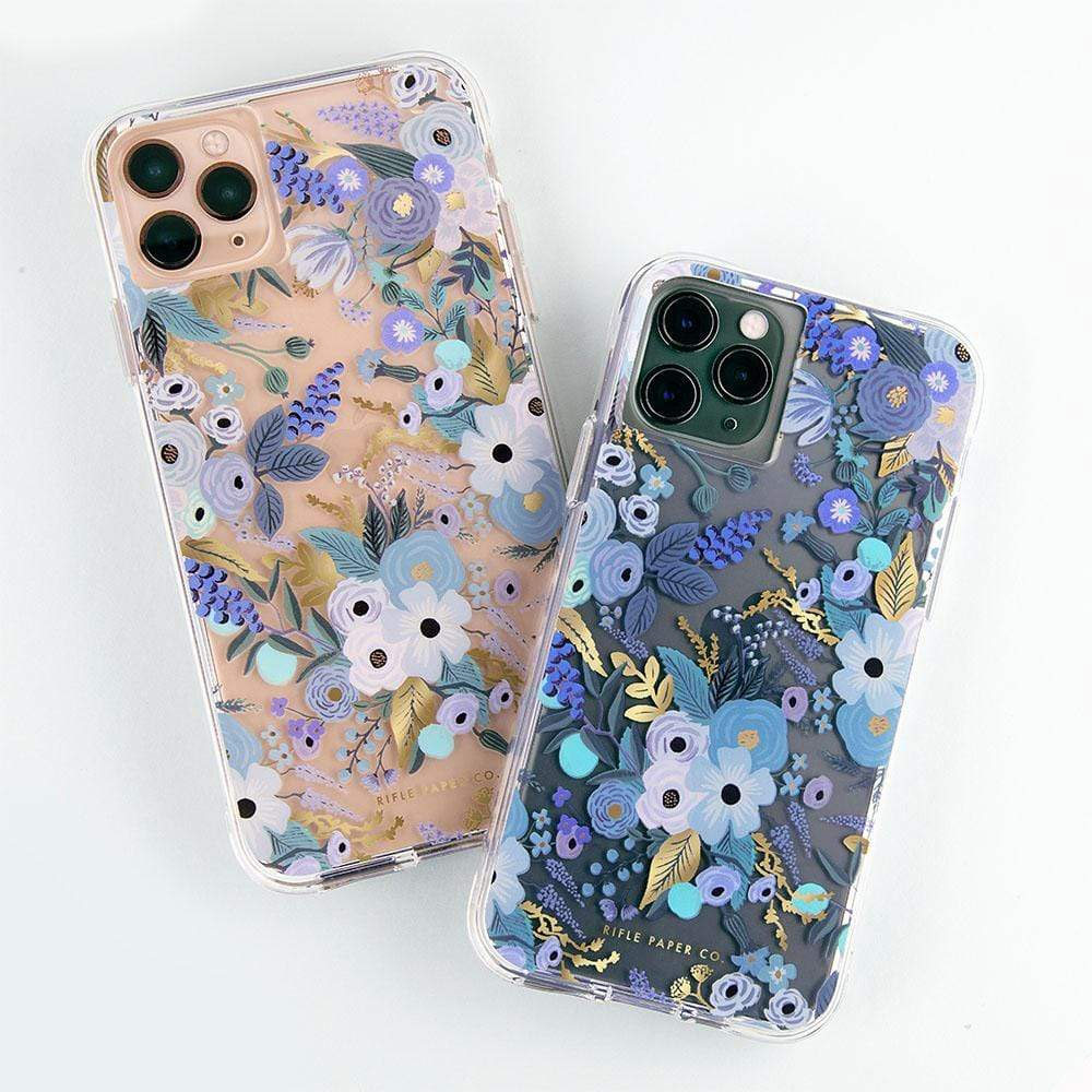 Picture of Apple iPhone 13 6.1  | Case Mate Case-Mate Rifle Paper Co Series Protection Case for iPhone 13 6.1 (Garden Party Blue)