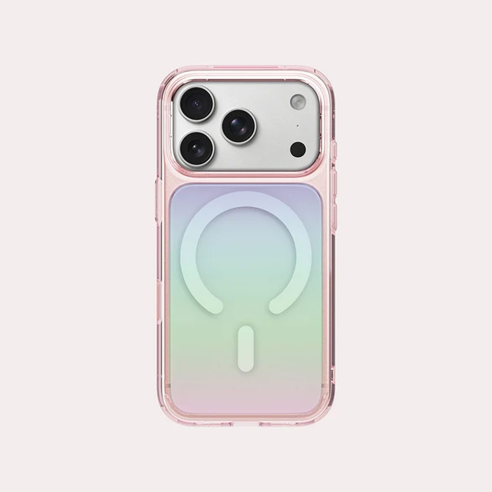 Picture of Apple iPhone 18 Pro Case | Coehl ESTELLE MagClick Magnetic Charging Case with Camera Control Button for iPhone 18 Pro - Pink Prism