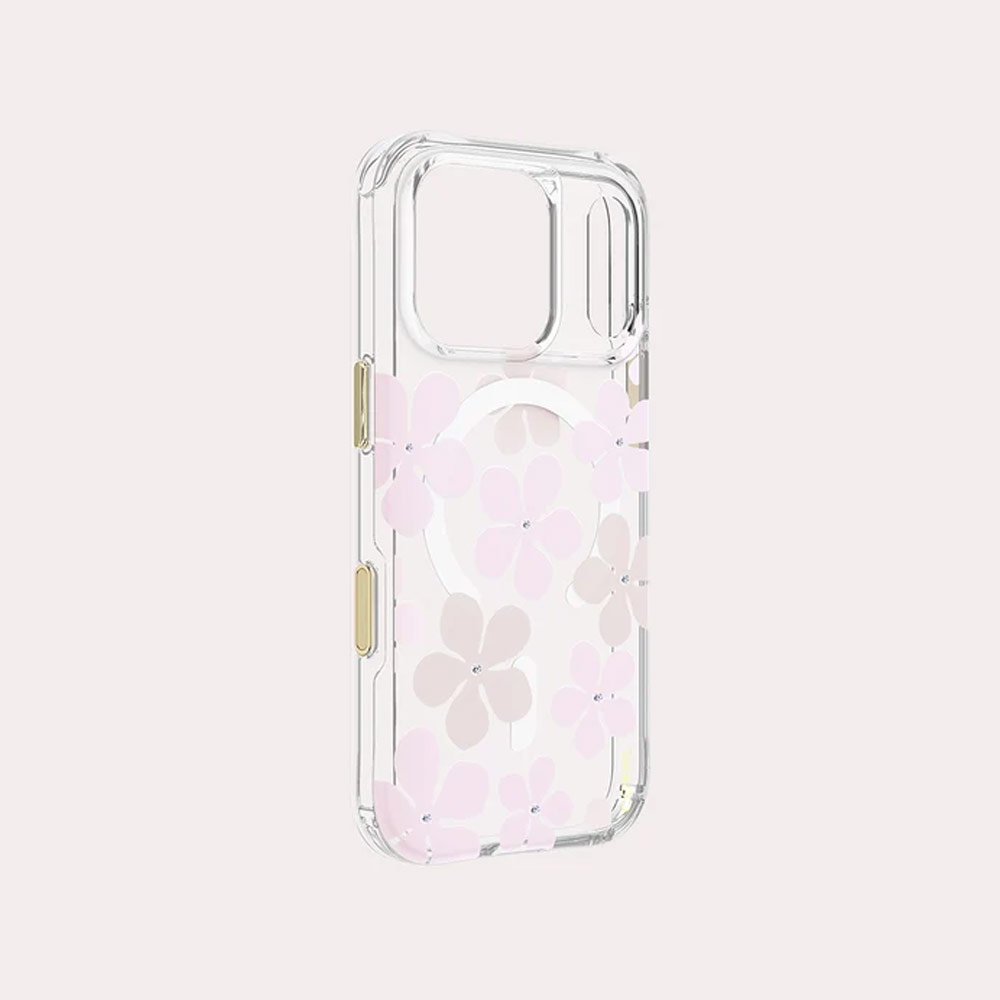 Picture of Apple iPhone 18 Pro Max Case | Coehl MILA MagClick Magnetic Charging Case with Camera Control Button for iPhone 18 Pro Max - Brush Bloom